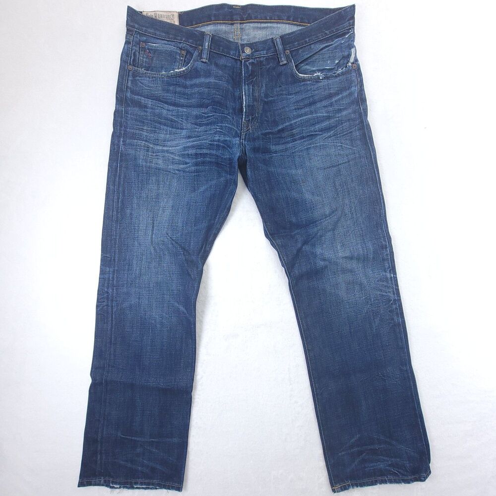 Polo Ralph Lauren 867 Classic Jeans Mens 36x30 (38x30) Blue Elliot Wash